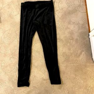 Jockey velvet leggings, size large